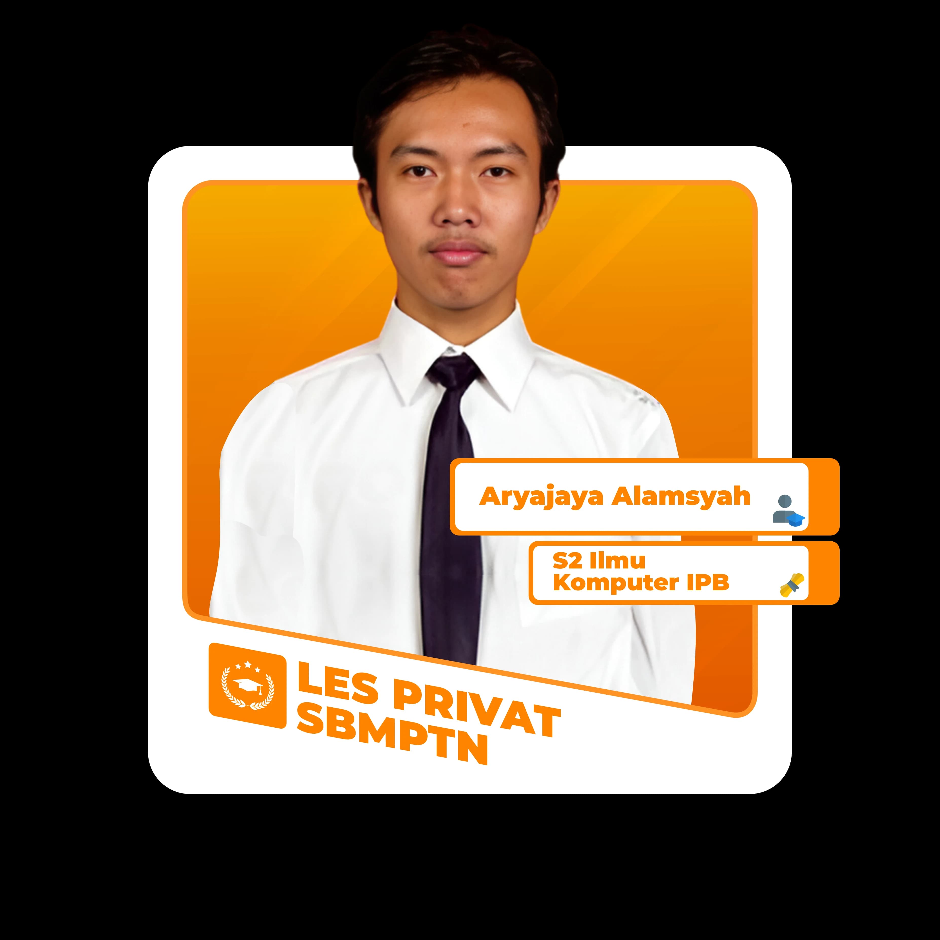 Tutor Aryajaya Alamsyah untuk program Bimbel & Les Privat UTBK, SIMAK UI, UTUL UGM. Guru Privat dari PTN Favorit.